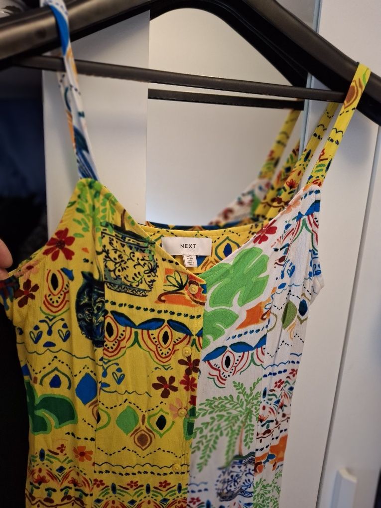 Kolorowa sukienka letnia wiskoza