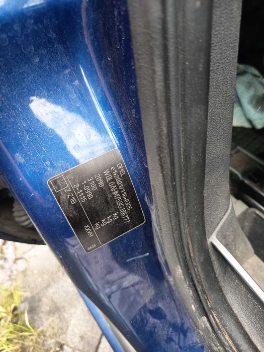 Opel Zafira B Lift Z21B wszystkie części FV transport/dostawa