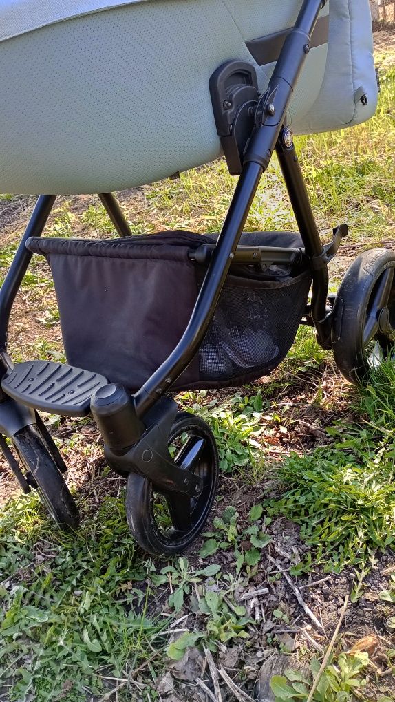 Коляска Adamex Cortina CT-225 2 в 1 М'ятний, коляска детская