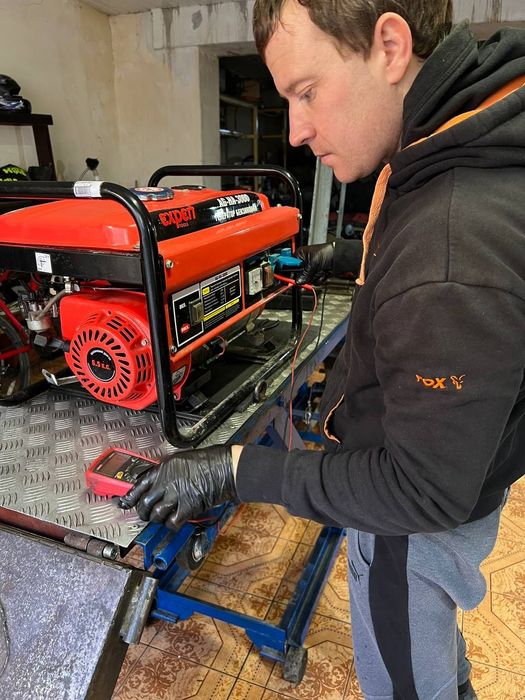 Ремонт та сервіс бензинових та дизельних генераторів з виїздом