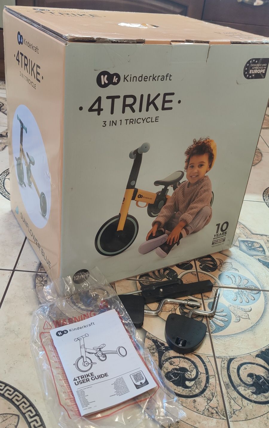 Велобіг / Триколісний велосипед 3 в 1 Kinderkraft 4trike