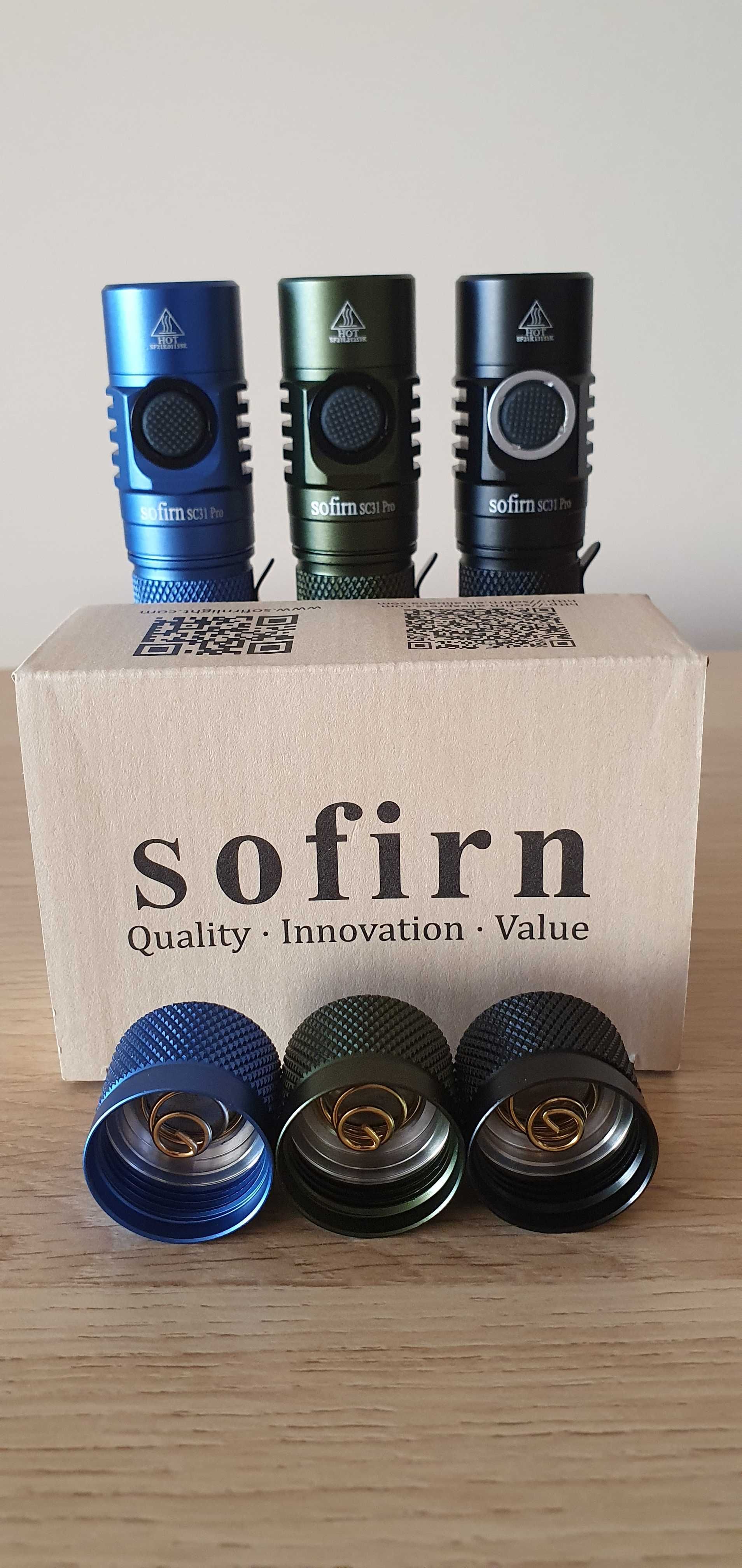 Latarka EDC Sofirn SC31 Pro 2000lm SST40 5000K + akumulator