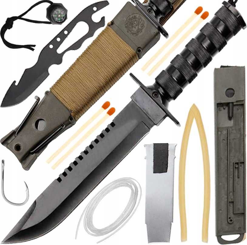 bsh adventure n-266 wielofunkcyjny nóż wojskowy rambo multitool N-266