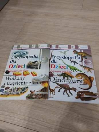 Zestaw Encyklopedia dla dzieci Wulkany i trzęsienia ziemi, Dinozaury