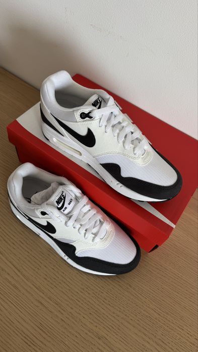 Nike Air Max 1 „White / Black – Summit White” | rozmiar 40 EU