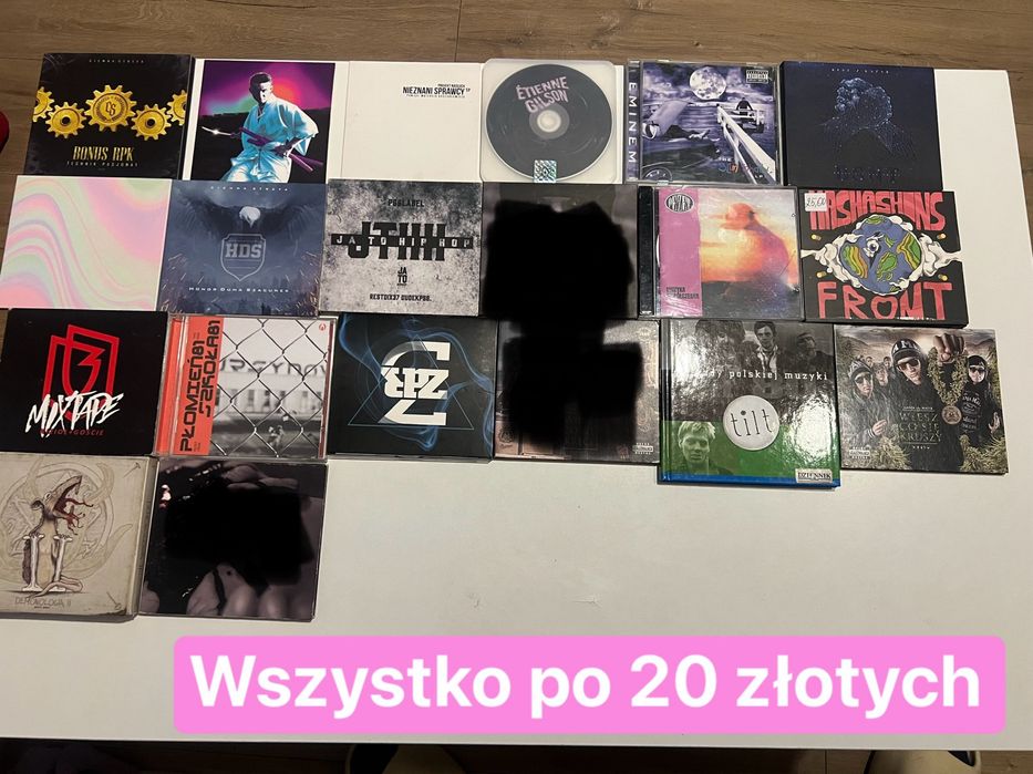 Płyty rap hip hop muzyka zdr kaczor brs pezet płomień81 sale
