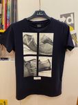 Bluzka chłopięca krótki rękawa T-shirt letnia 152 cm granatowa