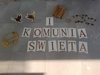 Ozdoby na komunię duży zestaw