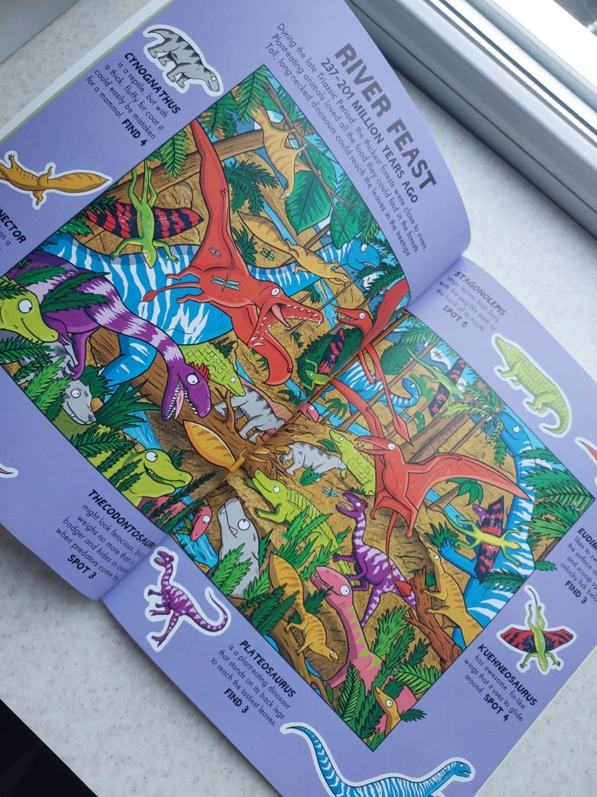 where‘s the dinosaur віммельбух де динозавр книга англійською book