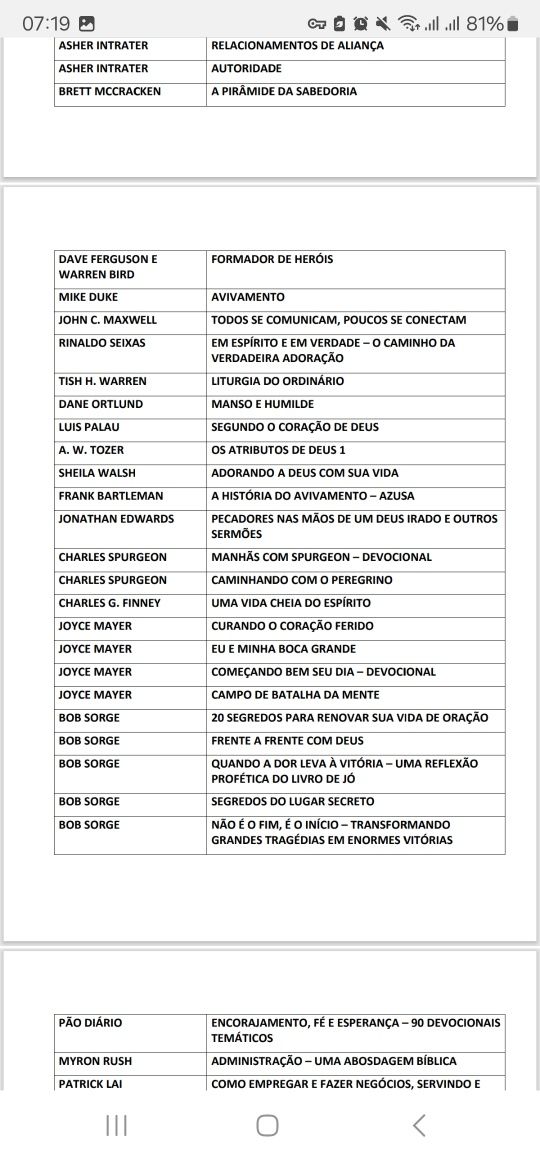 Livros Evangélicos