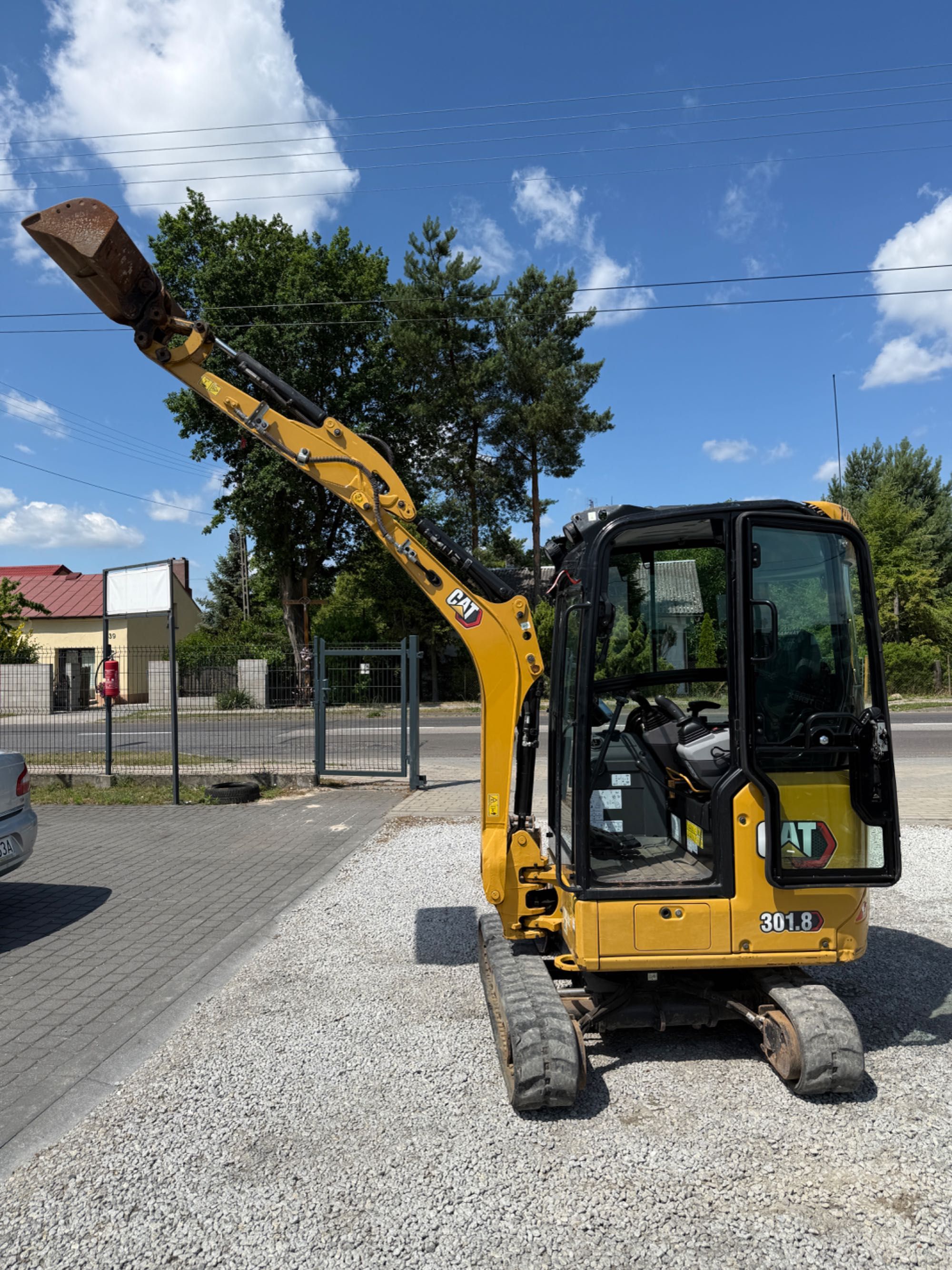 Mini koparka CAT 301.8  z 2020r. 3 łyżki 1,8 tony 1 WŁ Salon POLSKA