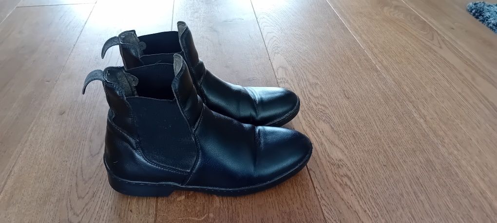 Buty jeździeckie, sztyblety 36 Fouganza czarne