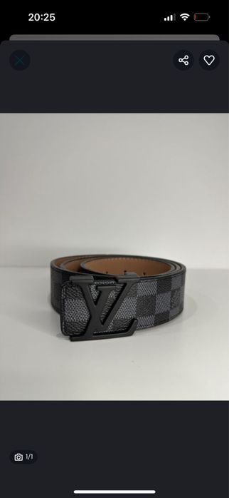 Pasek Louis Vuitton czarny