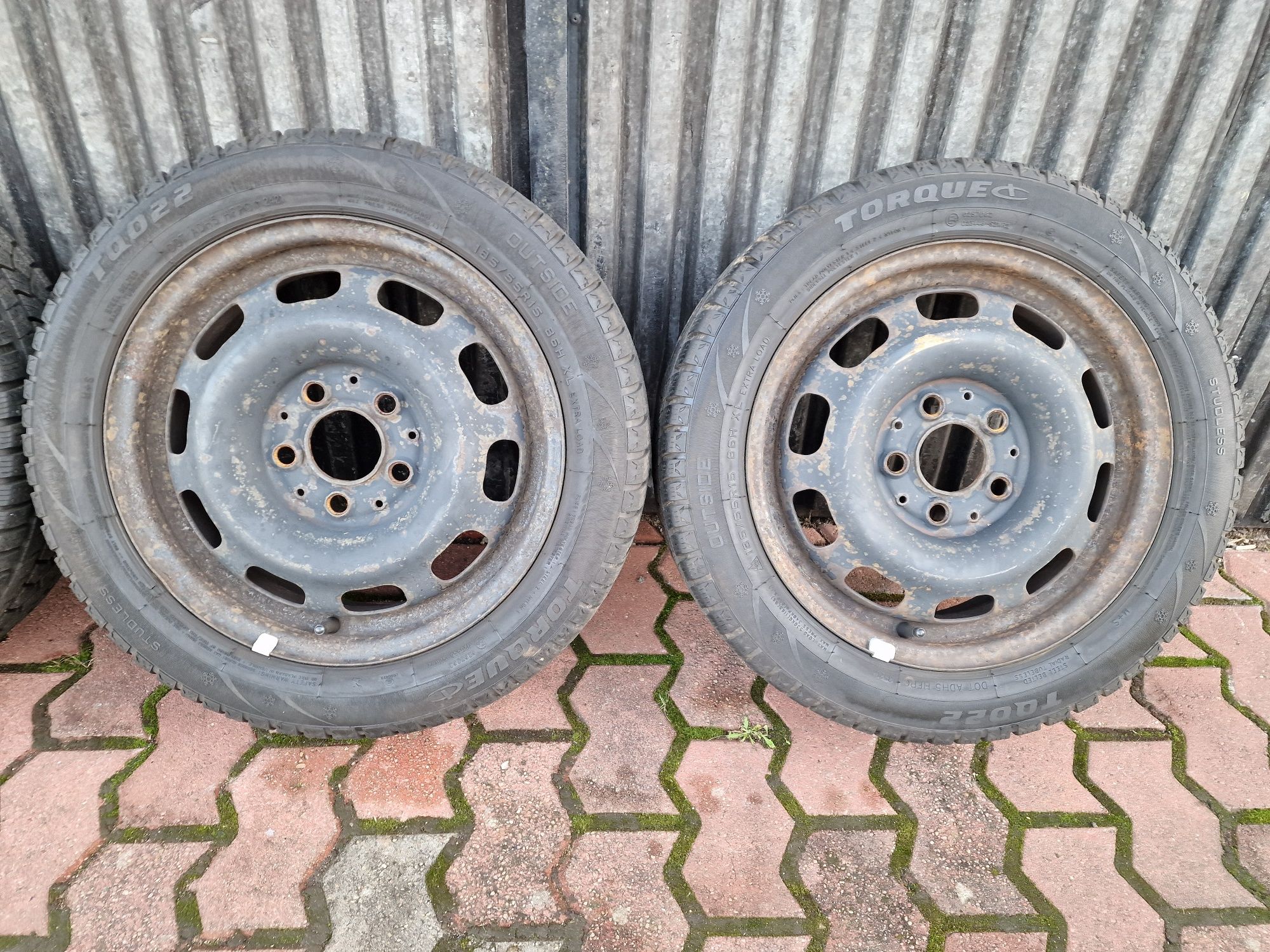 Felgi z oponami 185/55R15 Mercedes A klasa w168 5x112 Vaneo