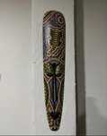 Cara de madeira tribal