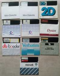 10 disquetes floppy antigas 5.25 - 5 1/4