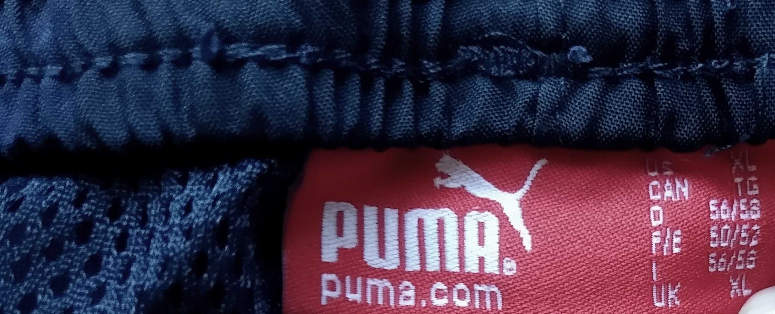 Ortalionowe spodnie rybaczki Puma, z usterkami