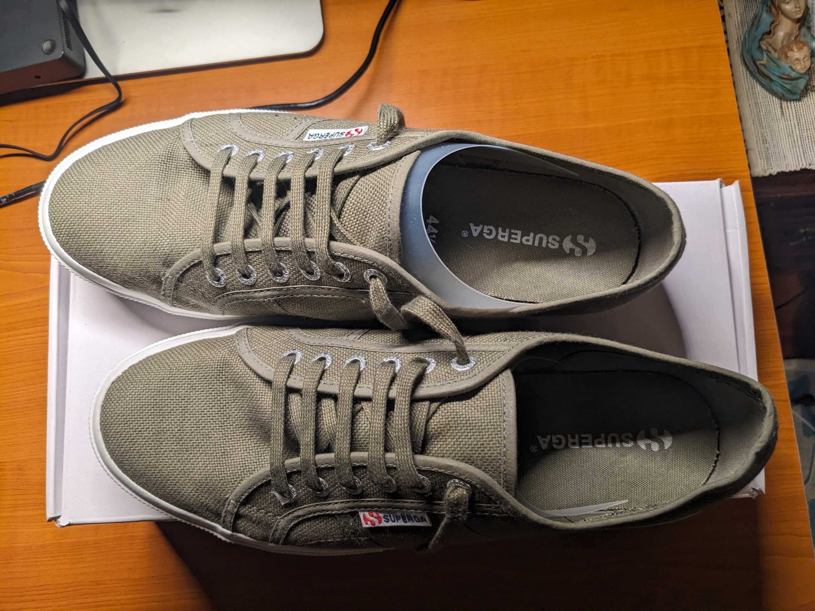 Sapatilhas ténis Superga 2750 verde escuro [44 1/2]