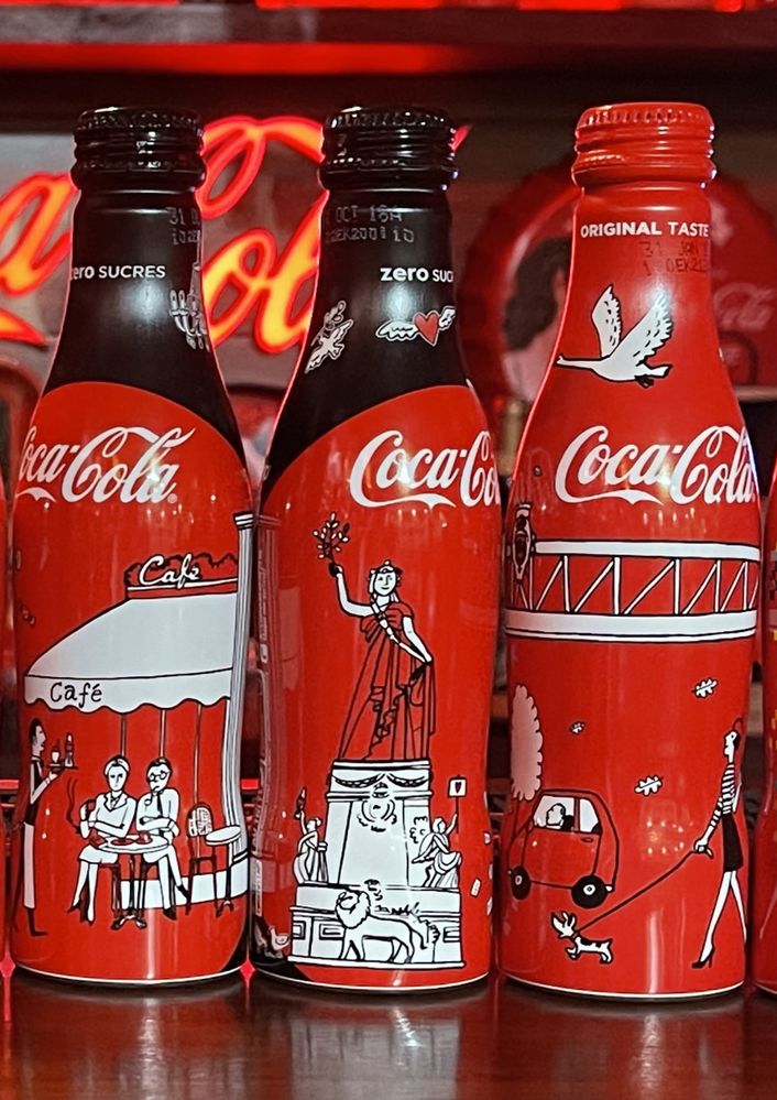 Garrafas Coca-Cola