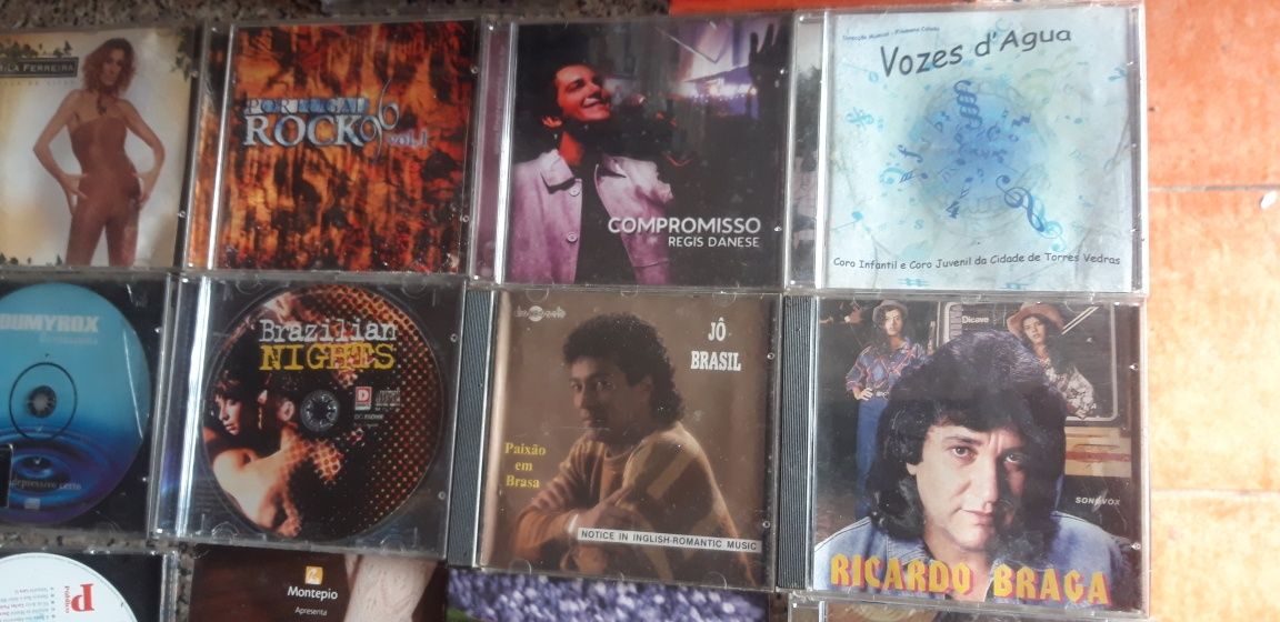 Conjunto de 21 Cds Originais Música Portuguesa/Outros