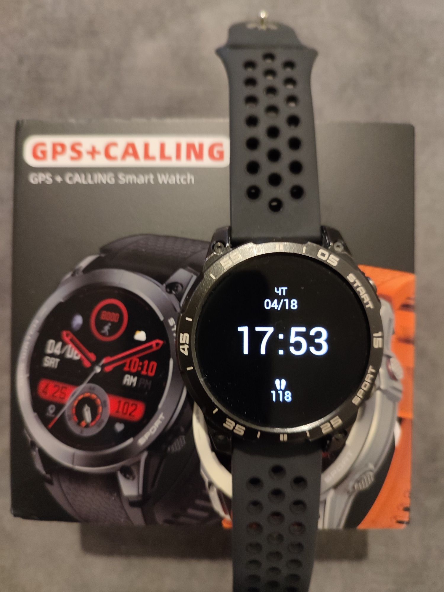 Melanda s53 (zeblaze stratos 3) Amoled GPS Smart Watch