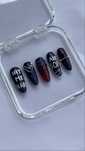 zestaw press on nails