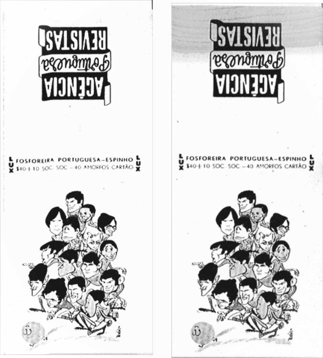 Seleção Nacional - anos 60 -   2 Carteiras de fósforos antigas