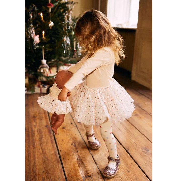 Vestido infantil de bailarina com tutu