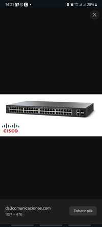 Przełącznik zarządzalny Cisco sg220 50x1Gbit