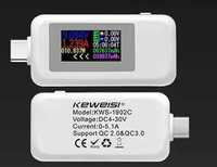 USB тестер Keweisi KWS-1902С Type-C-Type-C White