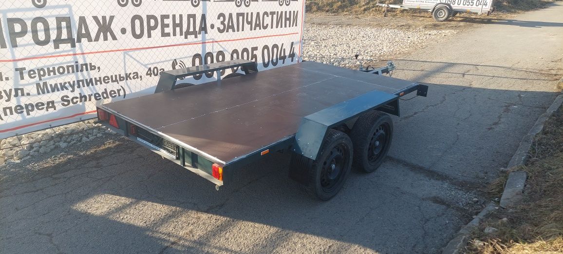 Причіп 2х осний платформа кат *В*