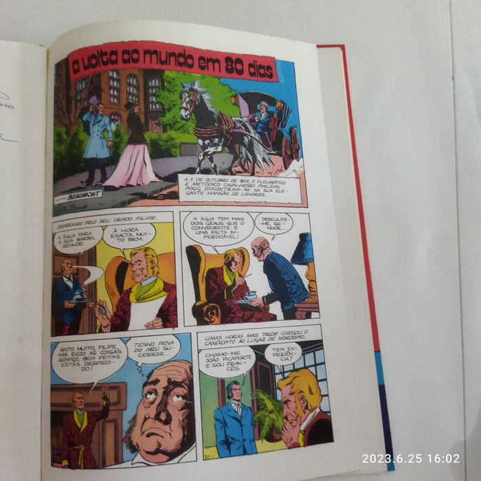 A volta ao mundo 80/banda desenhada