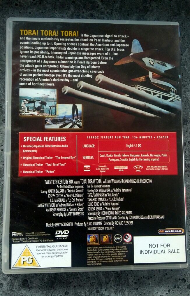 "Tora! Tora! Tora!" film DVD