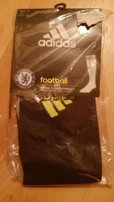 Podkolanówki Adidas 37-39 czarno-seledynowe, nowe