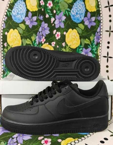 Buty Trampki NikeAir_Force_1_Low _07_Black_R.42