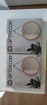 2 Espelhos redondos 38 cm
