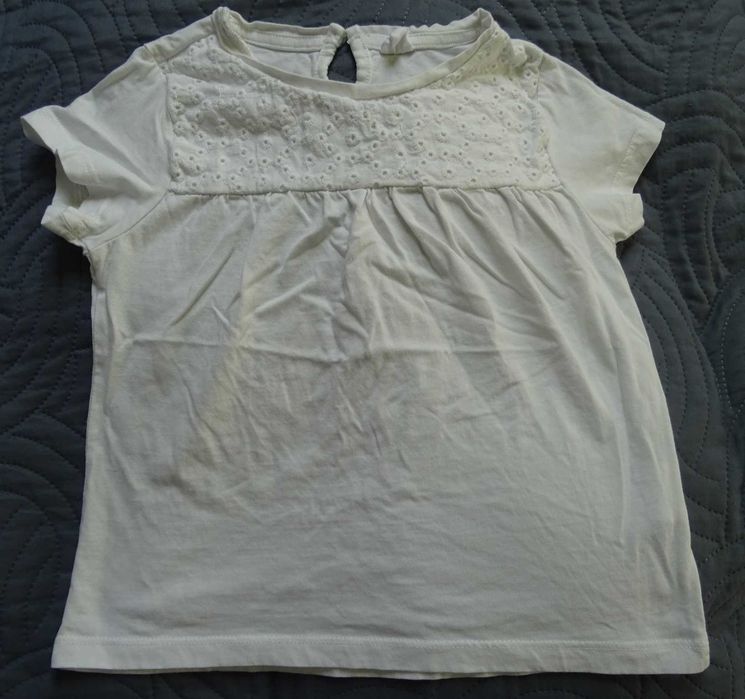 Koszulka biała dziewczęca cool club rozmiar 116