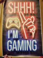 Plakat, druk 3D gaming,