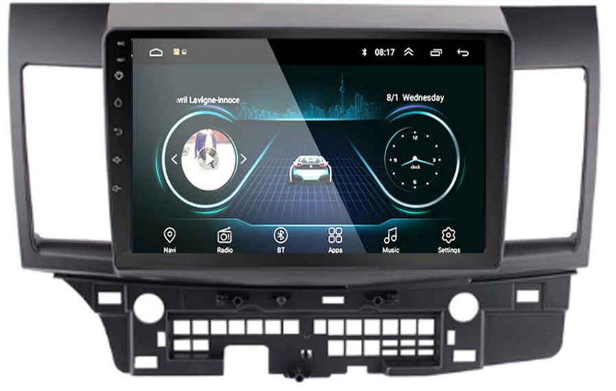 Radio nawigacja ANDROID Mitsubishi Lancer VIII 2007 Bluetooth USB GPS
