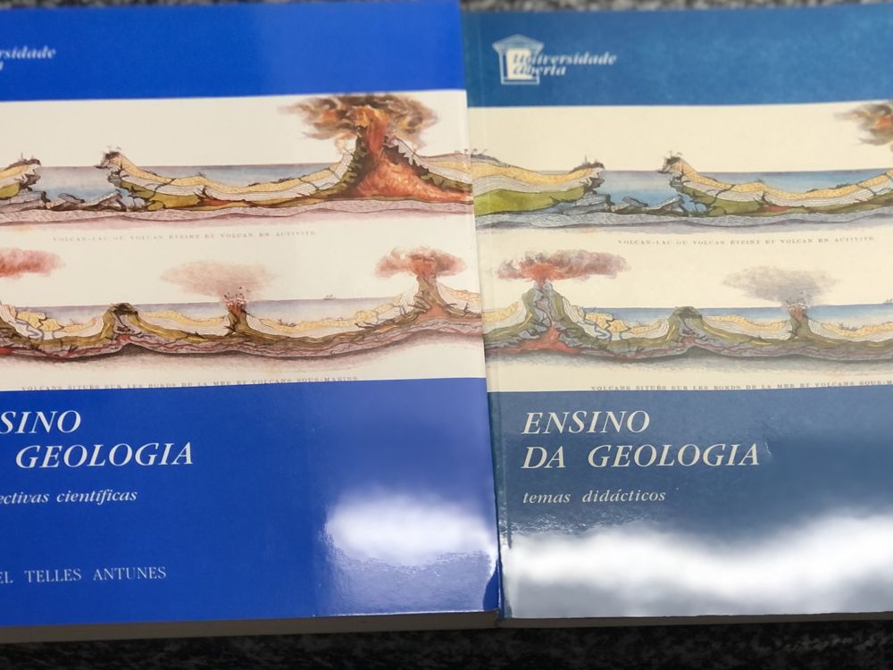 Livros Ensino da  Geologia da Universidade Aberta