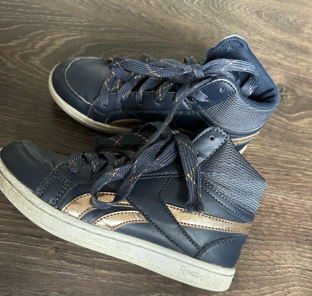 Granatowe dziewczęce buty Reebok r. 31 sneakersy