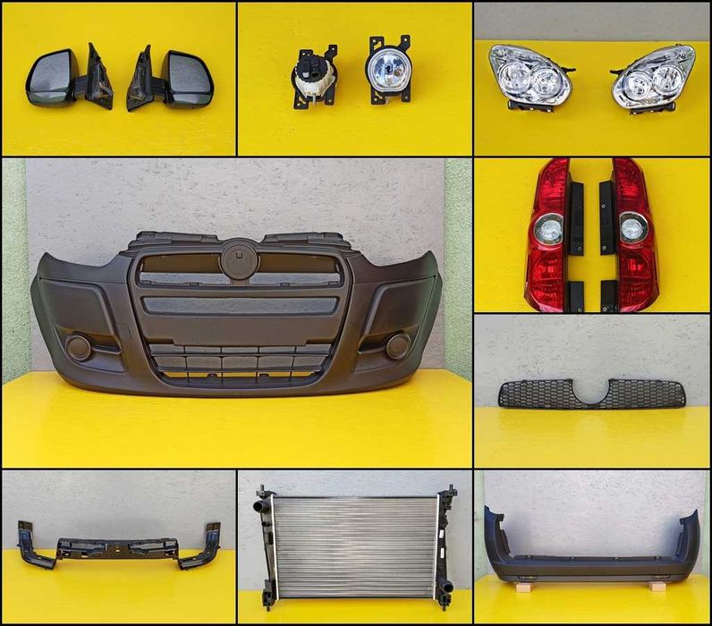 Ветровики Дефлектор окон на Fiat Doblo Фиат Добло 10-15р