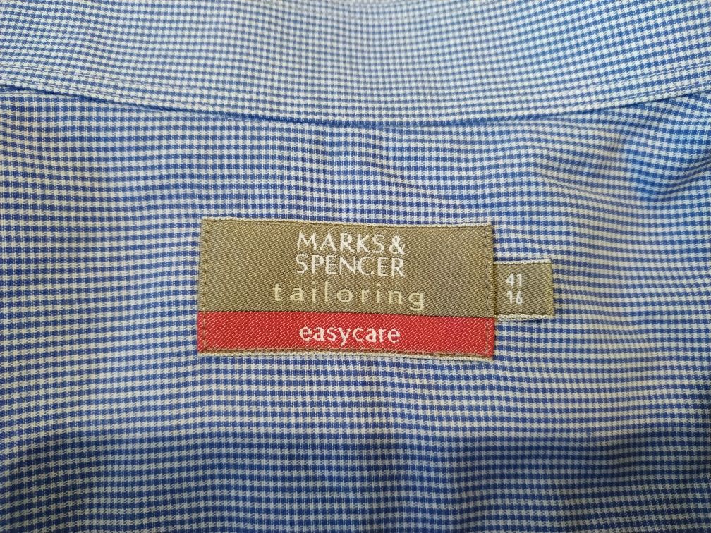 Сорочка чоловіча мужская рубашка Marks & Spencer 41 розмір