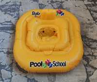 Nadmuchiwane siedzenie Pool School firmy Intex plus gratis