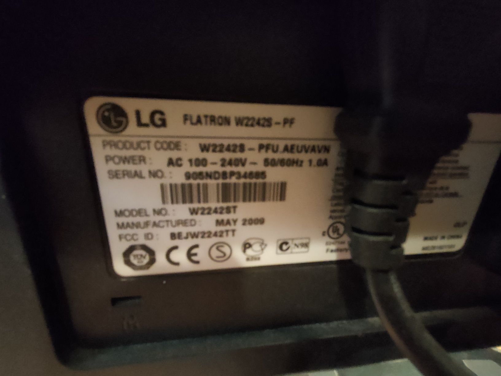 Monitor LG / Samsung / Hyundai