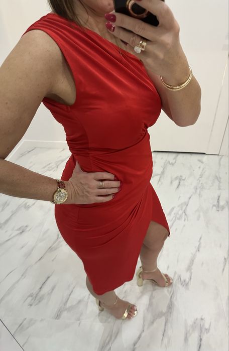 Sukienka na jedno ramię XL sexy