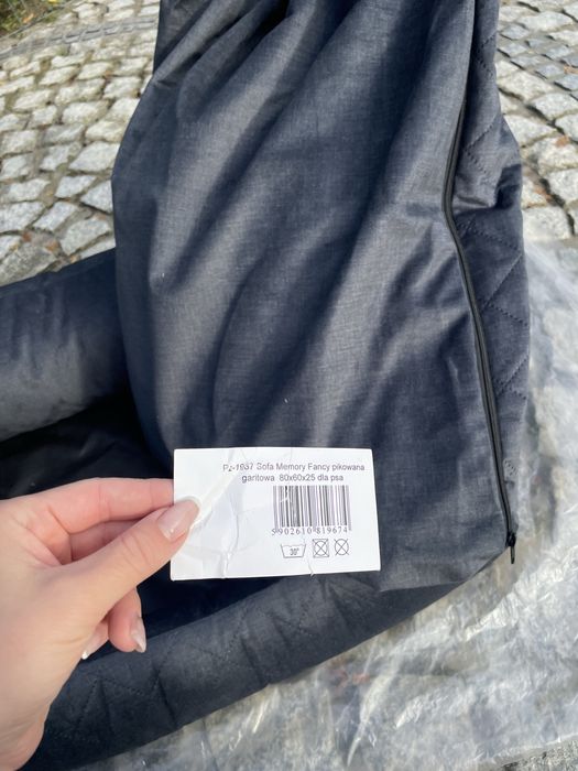 Nowe Legowisko Ortopedyczne Szare