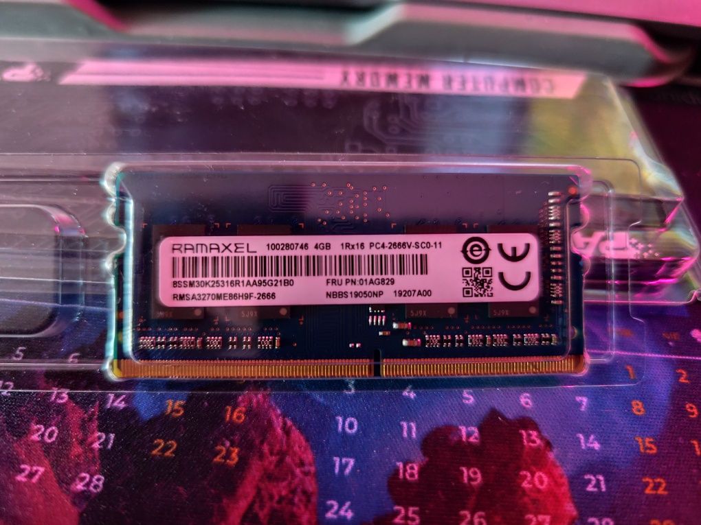 Ram Ramaxel 4GB DDR4 SO-DIMM 2666MHz CL19