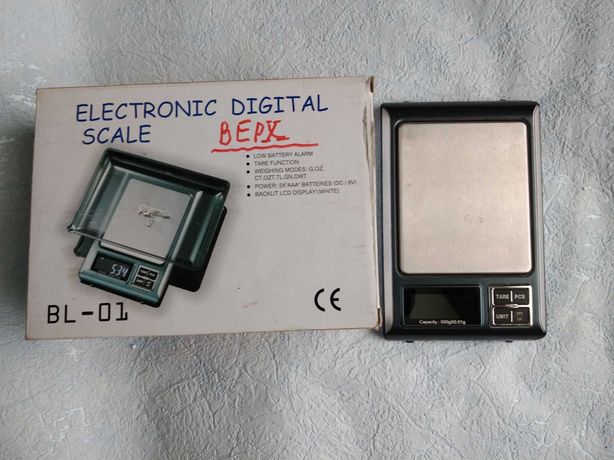 Весы кухонные electronic digital scale bl-01+ обычные
