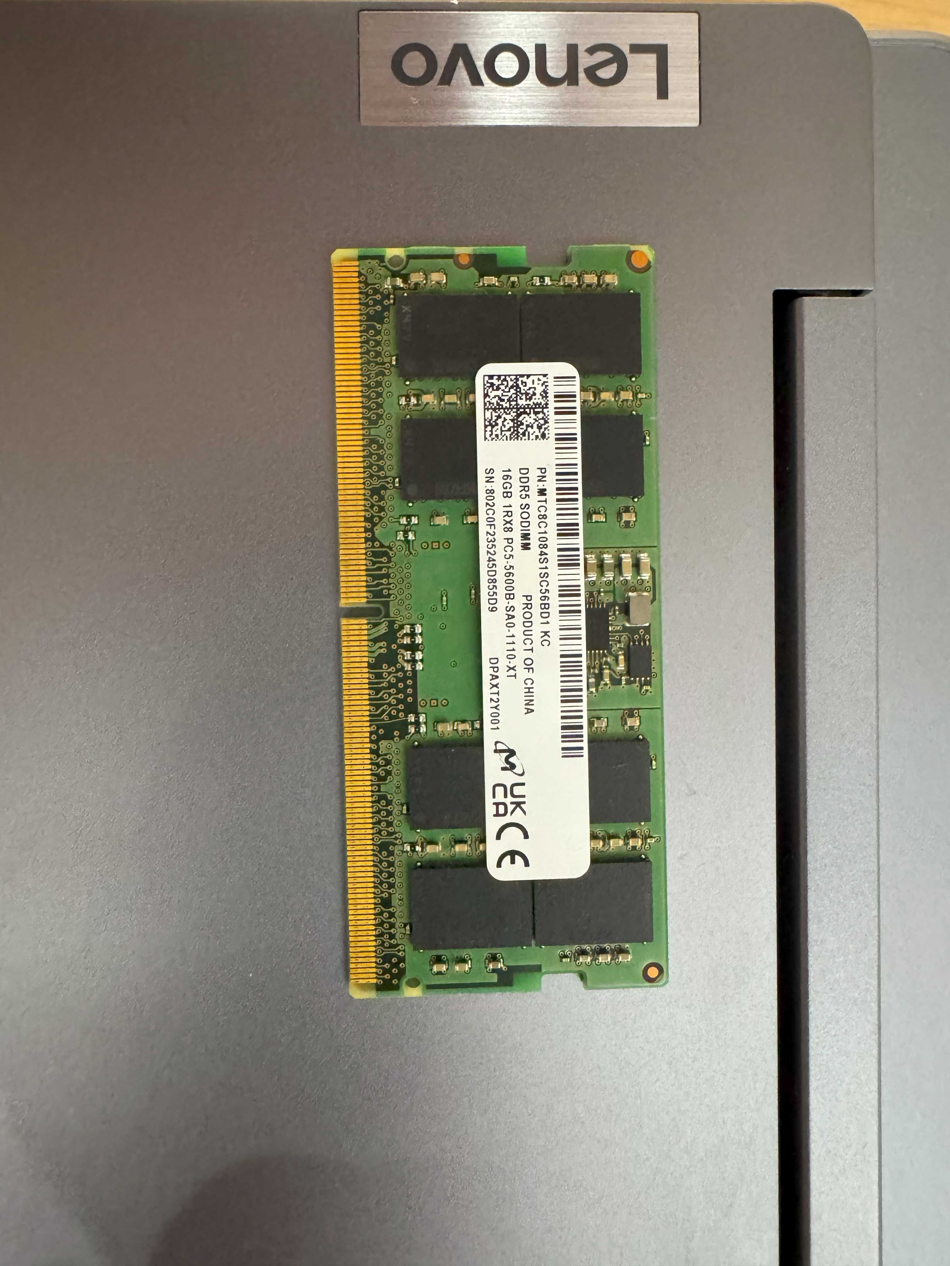 Pamięć RAM DDR5 Crucial Laptop DDR5 16GB 5600 MHz (1x16GB) SO-DIMM